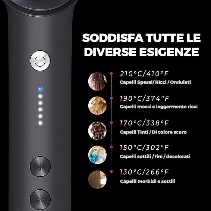 piastra per capelli professionale